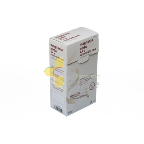 MAGNESIA CINFA 2,4 g SUSPENSION ORAL , 14 sobres