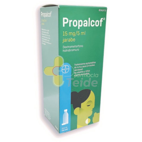 PROPALCOF 15 mg/5 ml JARABE , 1 frasco de 200 ml