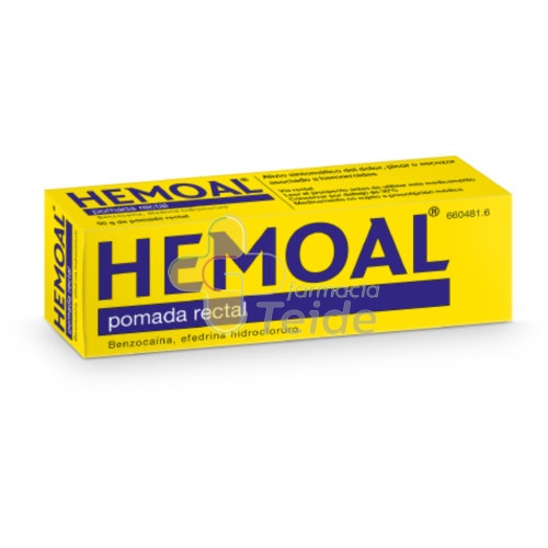 HEMOAL POMADA RECTAL, 1 tubo de 50 g