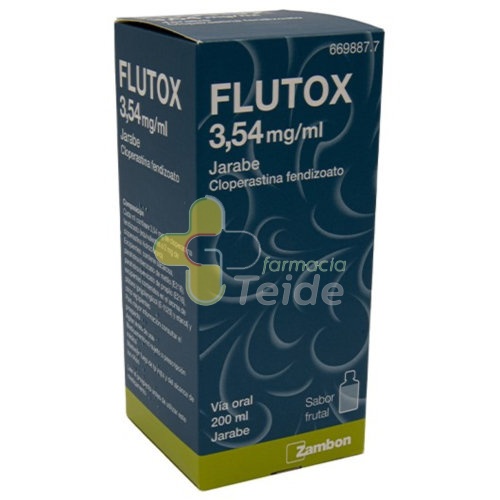 FLUTOX 3,54 mg/ml JARABE , 1 frasco de 200 ml