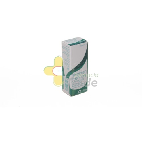 RESPIBIEN FRESHMINT 0,5 mg/ ml SOLUCION PARA PULVERIZACION NASAL, 1 envase pulverizador de 15 ml