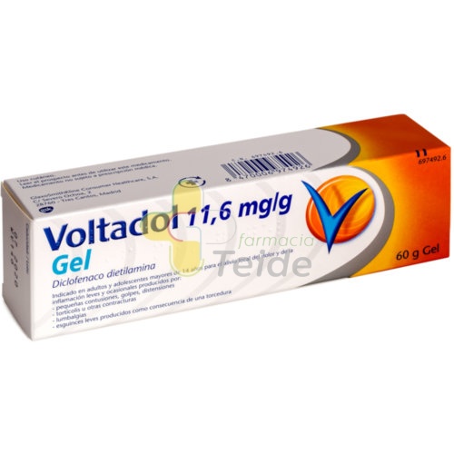 VOLTADOL 11,6 mg/g GEL 100 g GEL