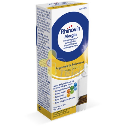 FLONASE 50 MICROGRAMOS/PULVERIZACION SUSPENSION PARA PULVERIZACION NASAL, 60 pulverizaciones