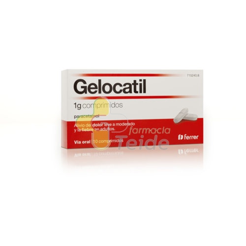 GELOCATIL 1 g COMPRIMIDOS,10 comprimidos