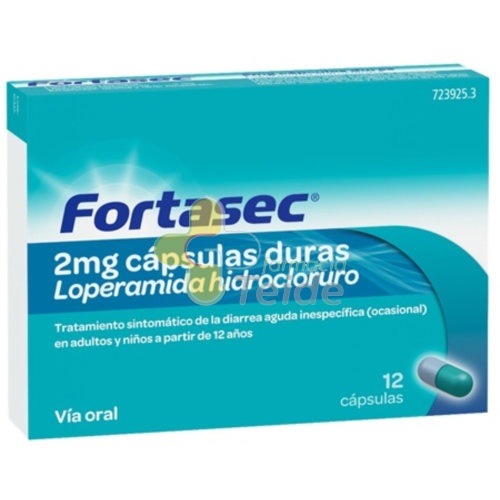 FORTASEC 2 mg CAPSULAS DURAS 20 cápsulas