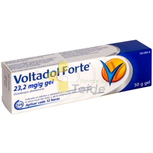 VOLTADOL FORTE 23,2 MG/G GEL,1 tubo de 100 g