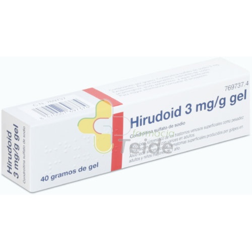 HIRUDOID 3 mg/g GEL , 1 tubo de 40 g
