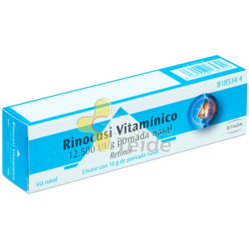 RINOCUSI VITAMÍNICO 12.500 UI/g POMADA NASAL, 1 tubo de 10 g