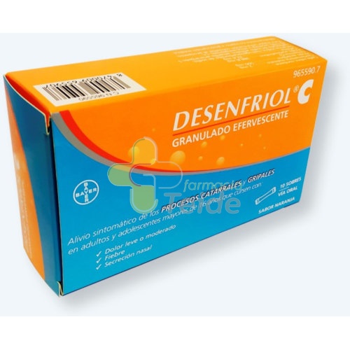 DESENFRIOL C GRANULADO EFERVESCENTE , 10 sobres