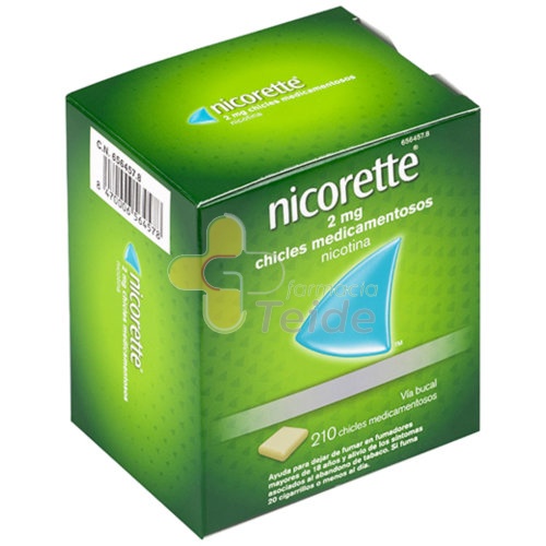 NICORETTE 2 mg CHICLES MEDICAMENTOSOS, 105 chicles