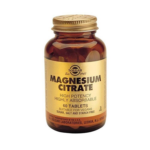 Solgar magnesium citrate 60tabs