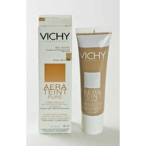 Aera teint pure fondo p seca y sensible - maquillaje crema (30 ml moyen sand 35)