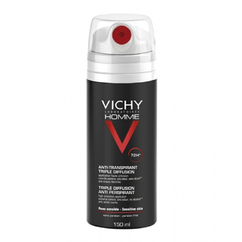 Vichy homme desod.spray triple dif 150ml