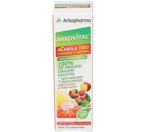 Arkovital acerola 1000 (15 comprimidos masticables)