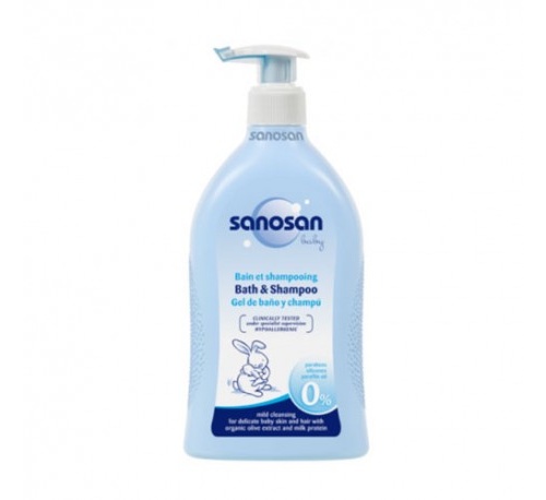 Sanosan gel de baño y champú 500ml