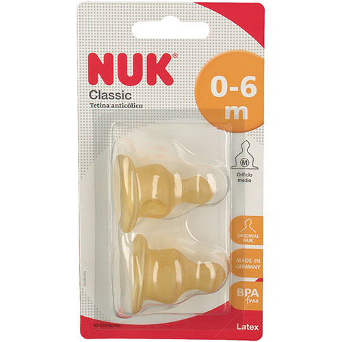TETINA LATEX - NUK TETINA LECHE (T-1 2 U)