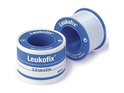 Esparadrapo hipoalergico - leukofix (plastico 5 x 2.5 cm 12 u)