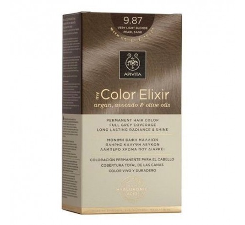 Apivita tinte 9.87 very light blond beige