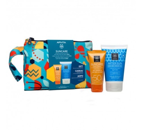 Apivita suncare 50+ crema facial antimanchas