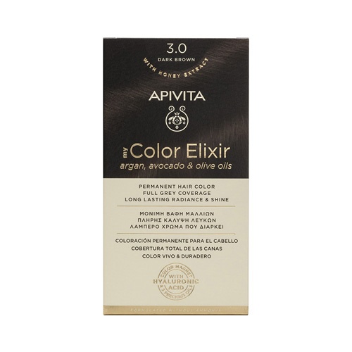 Apivita tinte 3.00 castaño oscuro