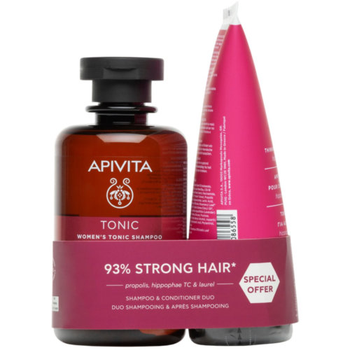 Apivita promo champu tonic mujer +acondicionador