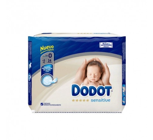 Pañal infantil - dodot protection plus sensitive (t- 0 prematuro 1.5-2.5 kg 24 u)