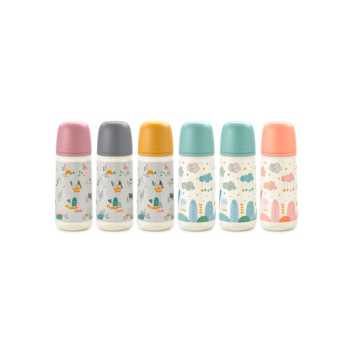 Biberon tetina silicona fisiologica - suavinex (flujo l 360 ml)