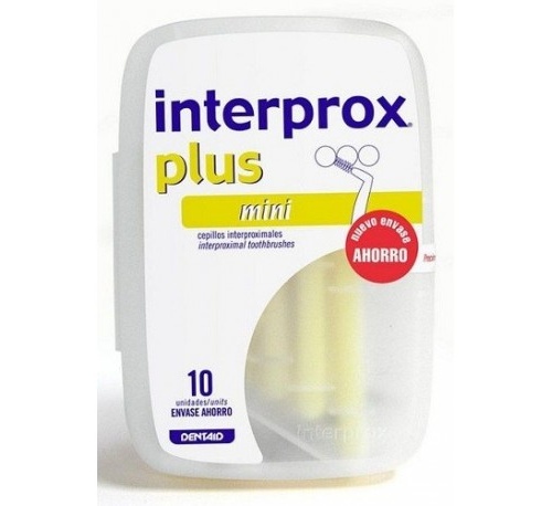 Cepillo espacio interproximal interprox plus mini envase ahorro 10 unidades - interprox plus