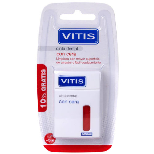 Vitis cinta dental con cera (50 m)