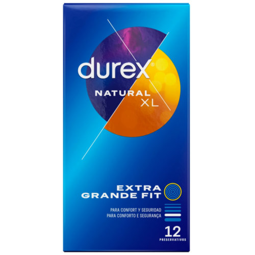 Durex natural xl - preservativos (12 unidades)