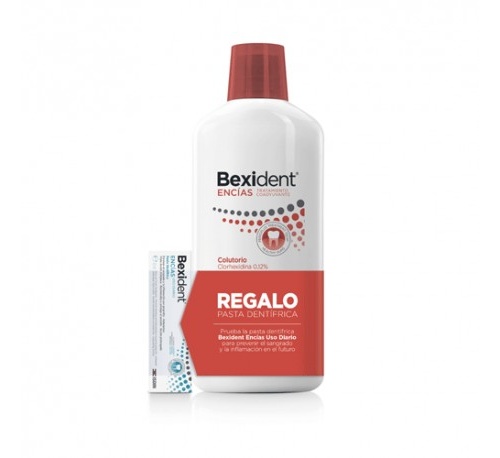 Bexident encias uso diario colutorio - triclosan (500 ml)