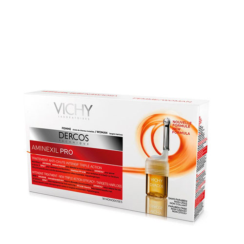 Dercos technique aminexil pro mujer (18 ampollas)