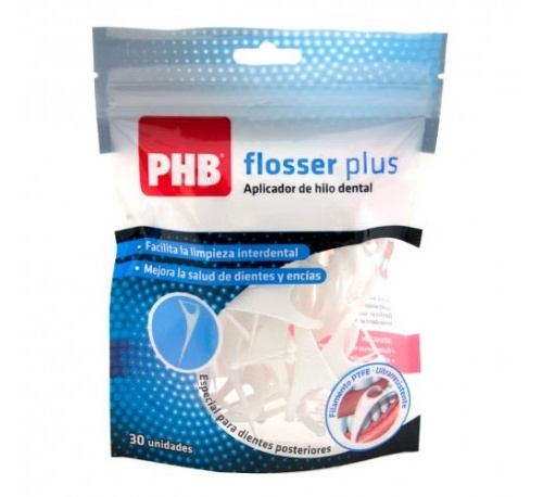 Phb aplicador hilo flosser plus ptfe (30 u)