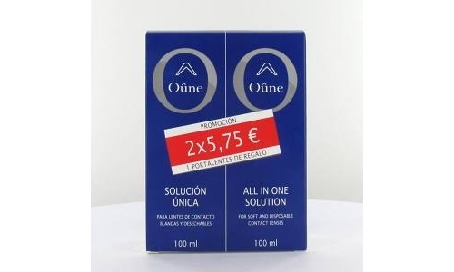 Solucion unica oune 2*100ml viaje