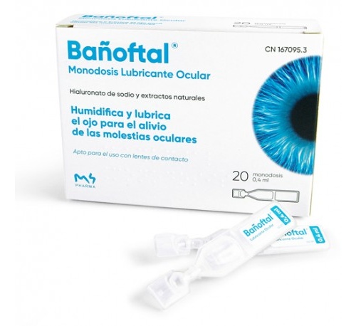 Bañoftal lubricante  20 monodosis 0,4 ml