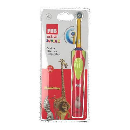 Cepillo dental electrico - phb active junior (rojo)