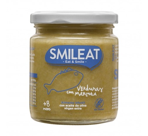 Smileat verduras con merluza 230g