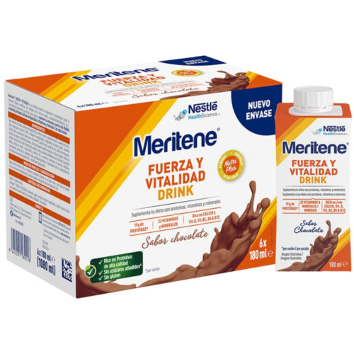 Meritene fuerza y vitalidad drink 6 botellas 180
