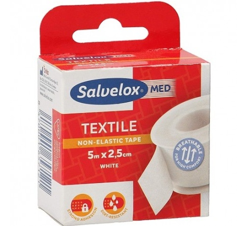 Esparadrapo - salvelox (textil blanco 5 x 2.5)