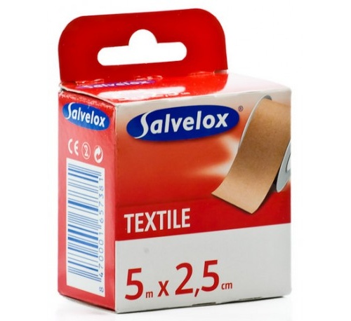 Esparadrapo - salvelox (textil carne 5 x 2.5)