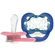 Chupete silicona dr brown´s advantage reversible nocturno 0 - 6 meses 2 unidades colores surtido - d