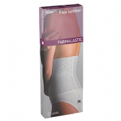 Faja lumbar - farmalastic velcro (blanca t- 3)