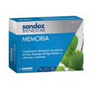 Sandoz bienestar memoria (30 capsulas)