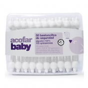 Bastoncillos oidos acofarbaby de seguridad (50 u)