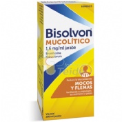 BISOLVON MUCOLITICO 1,6 mg/ ml JARABE, 1 frasco de 200 ml