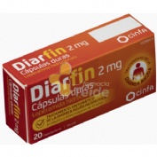 DIARFIN 2 mg CAPSULAS DURAS , 20 cápsulas