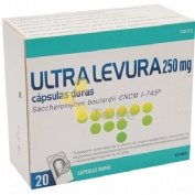 ULTRA-LEVURA 250 MG CAPSULAS DURAS , 20 cápsulas