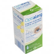 OPTIALERG 5 MG/ML + 0,25 MG/ML COLIRIO EN SOLUCION, 1 frasco de 10 ml