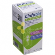 CINFATOS EXPECTORANTE 2 mg/ml + 20 mg/ml SOLUCION ORAL, 1 frasco de 200 ml