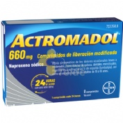 ACTROMADOL 660 MG COMPRIMIDOS DE LIBERACIÓN MODIFICADA 8 comprimidos